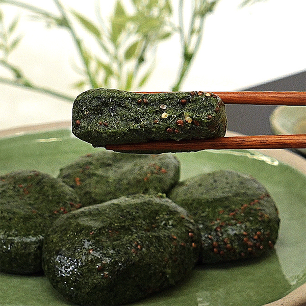 [1+1] Mugwort Brown Rice Cake with Perilla Seeds 600g