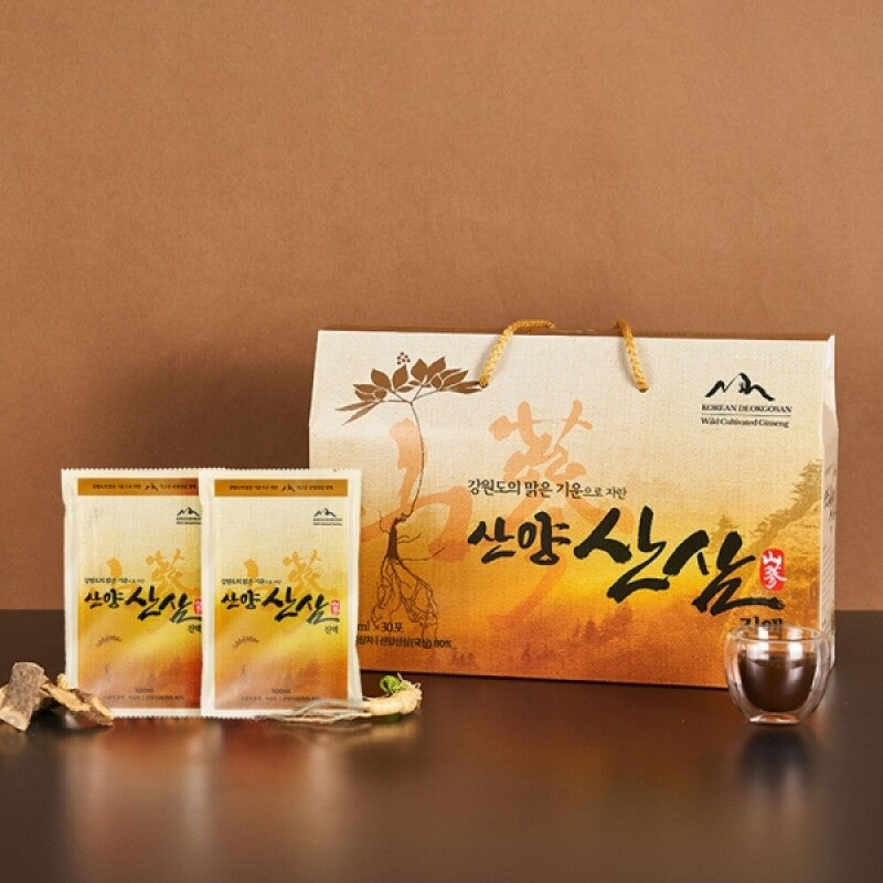 [한국직배송 A] 덕고산 산양산삼 프리미엄 진액 1박스(100mlx30포)