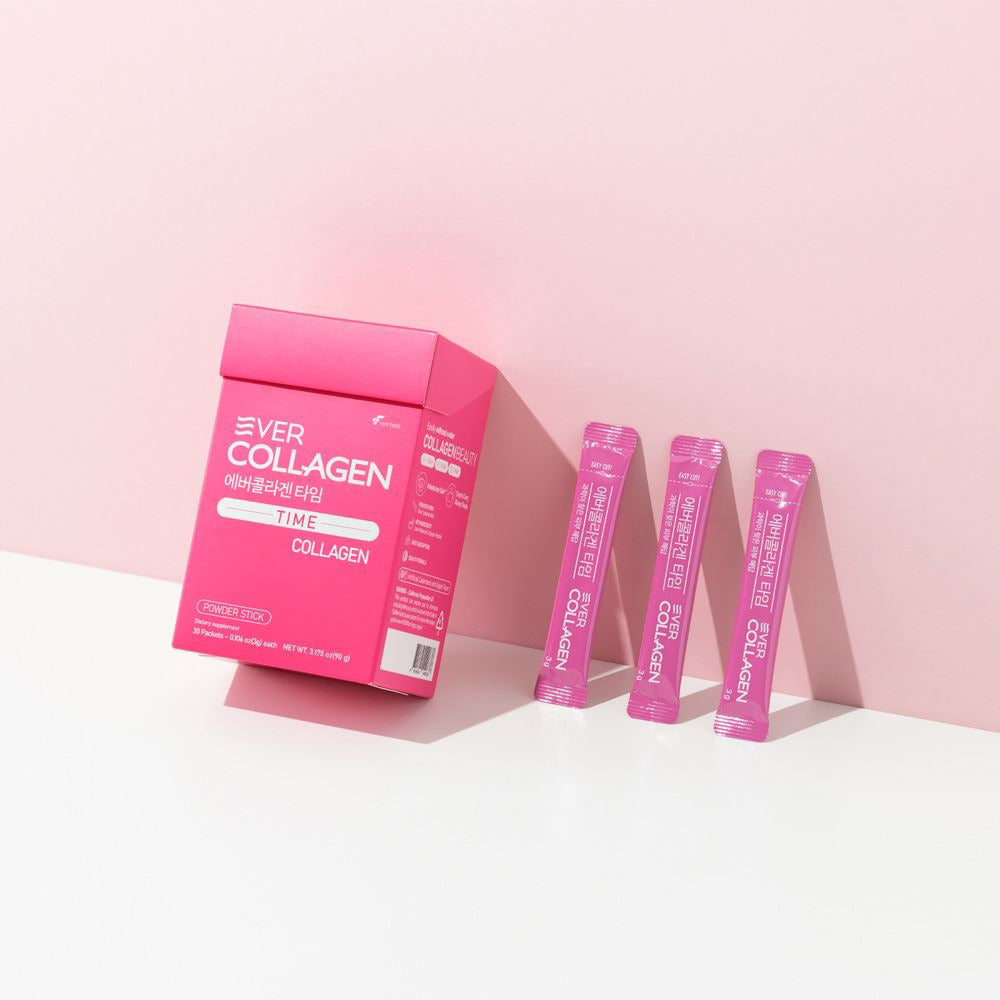 [Ever Collagen] Time Collagen Powder Stick 90g (3g x 30 Sticks)