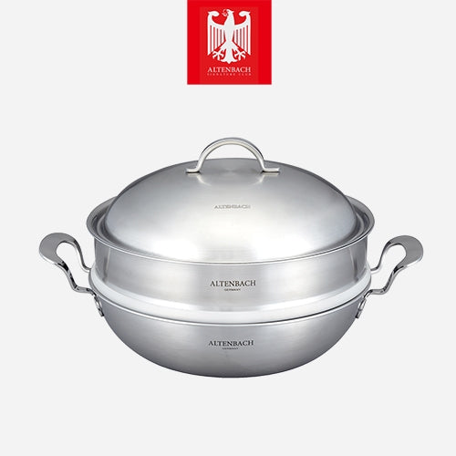 Altenbach High-Dome 316Ti Multi Party Wok
30cm / 32cm Size Options_Korea Direct Delivery E