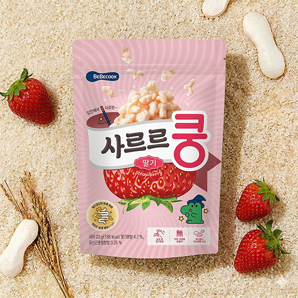 [한국직배송 C] 베베쿡 사르르쿵 딸기 x 20개(1박스)