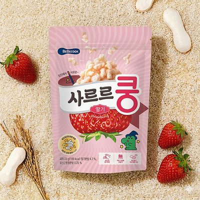 [한국직배송 C] 베베쿡 사르르쿵 딸기 x 20개(1박스)