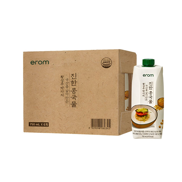 [한국직배송 C] 이롬 황성주 박사의 국산콩 콩국물 750ml x 6팩