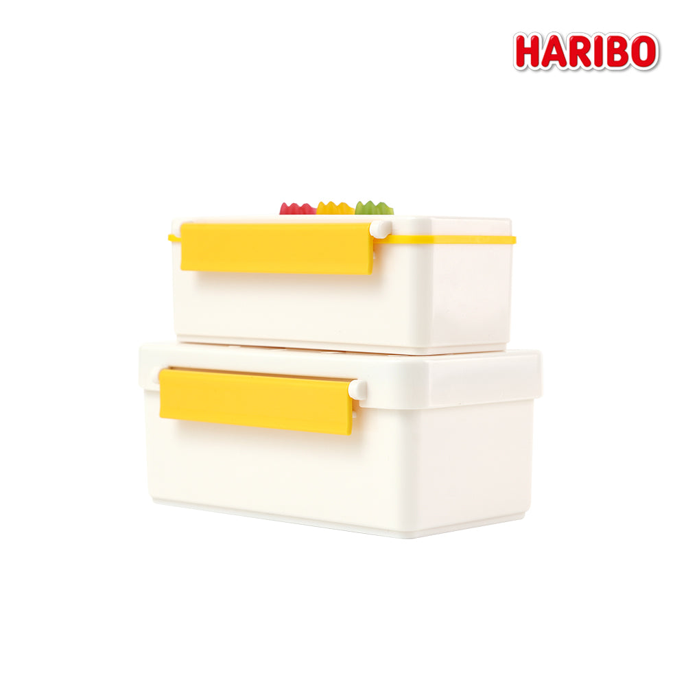 [K Direct Delivery] HARIBO Lunch Box & Cutlery Set (2-Tier Lunch Box + Spoon, Fork & Chopsticks Set) Select Option