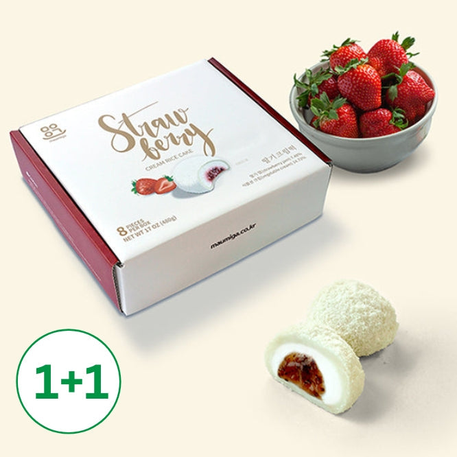 [1+1][마음이가] 딸기 크림떡 480g (묶음)_타임딜