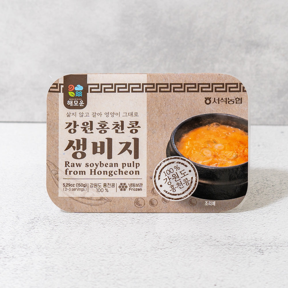 [1+1] [홍천서석농협] 해모운 국내산 콩 생비지 150g (묶음) 타임딜