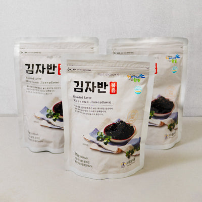 Kimjaban (Roasted Seaweed Flakes) 60g x 3 pack (Set)