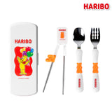 [K Direct Delivery] HARIBO Lunch Box & Cutlery Set (2-Tier Lunch Box + Spoon, Fork & Chopsticks Set) Select Option