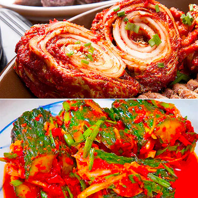 [한국직배송 A] 황진담 제철 보쌈김치 3kg + 오이소박이 2kg