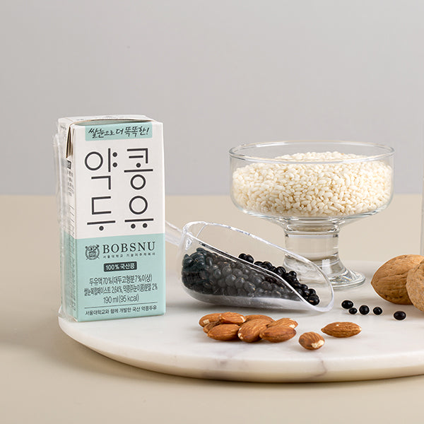 [성필립보생태마을] 생태맘 청국장 가루 1kg x 2개ㅣ*증정* [밥스누] 쌀눈두유 1박스_ 무료배송 (묶음)