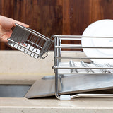 [Korea Direct Delivery B] Vatya Stainless Embo Drying Rack + (*Option) Utensil Basket, Cup & Cutting Board Rack, Dishcloth Rack