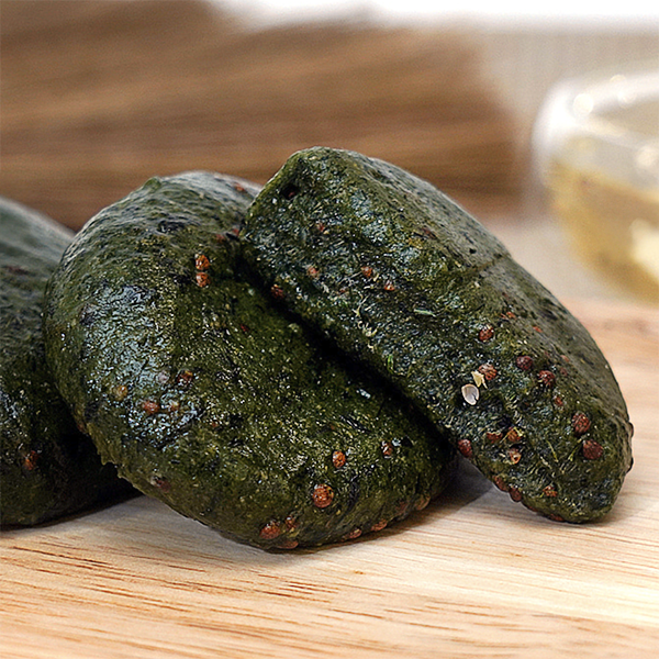 [1+1] Mugwort Brown Rice Cake with Perilla Seeds 600g
