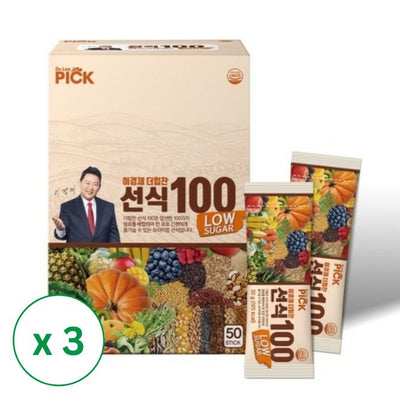 [래오이경제] 이경제 더힘찬선식100 1.5kg (30g x 50포) x 3박스_무료배송 (묶음)