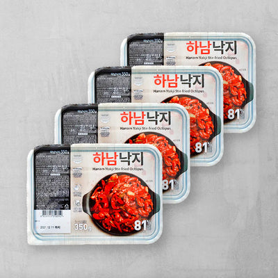 [주현푸드] 하남낙지 350g x 4팩 (묶음) 타임딜