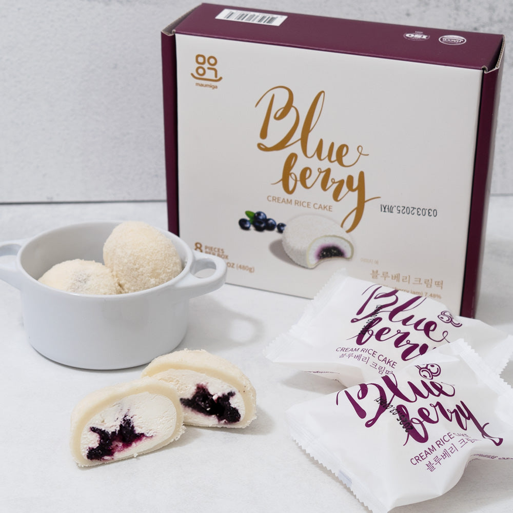 [마음이가] 딸기 크림떡 480g + 블루베리 크림떡 480g (묶음)