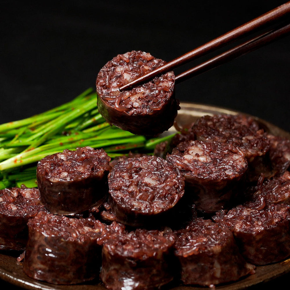 [Sundae Soup] Beef Leg Bone Broth 1.1lb x 2 + Sundae 1lb + Boiled Pork Organ Meats 7oz (Set)