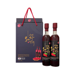 [ODK x 울타리] 프리미엄 오미자진액 (500ml x 2병) 선물세트 x 2박스_무료배송특가 세트 (묶음)