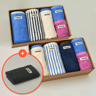 [코토나] 홈바디 타월 기프트팩 마일드 + 코지 세트 + *증정* 핸드타올 1개 (묶음)