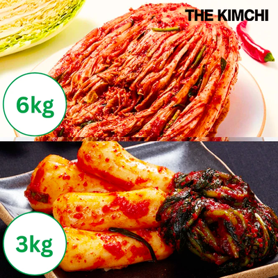 홍진경 더김치 포기김치 3kg x 2팩 + 총각김치 3kg_무료배송_9월 둘째주 순차발송 (묶음)
