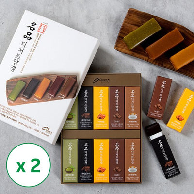 Assorted Korean Dessert Sweet Jelly (20g x 20) x 2 Box (Set)