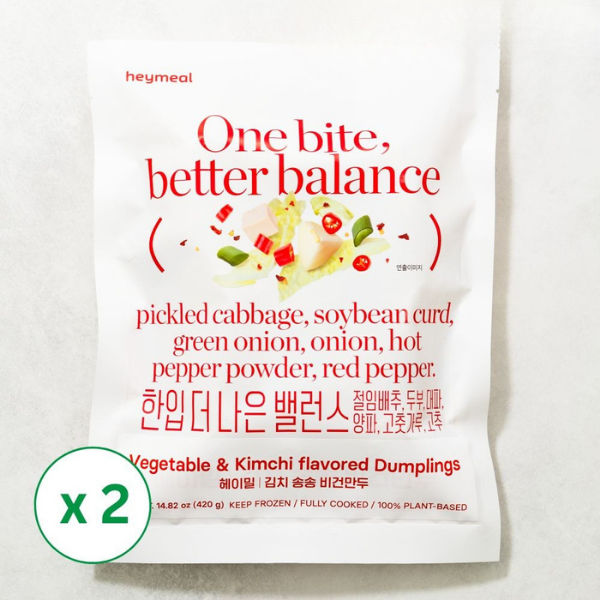 Vegetable & Kimchi Dumplings 420g x 2p (Set)