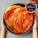 [Korea Direct Delivery D] Cheongju Cheongone Cabbage Kimchi 4kg + Green Onion Kimchi 1kg