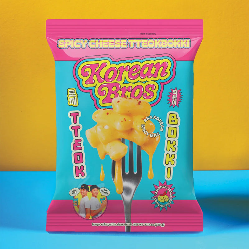 [코리안 브로스] 떡볶이 패밀리 사이즈 파우치 (매운맛 치즈) 360g