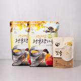 [성필립보생태마을] 생태맘 청국장 가루 1kg x 2개ㅣ*증정* [토리식품] 국내산 100% 잣죽 230g x 1팩_무료배송 (묶음)