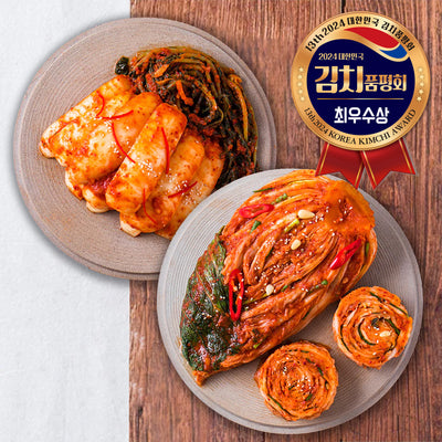 [Korea Direct Delivery B] Hongcheon Daebok Cabbage Kimchi 3kg + Radish Kimchi 2kg