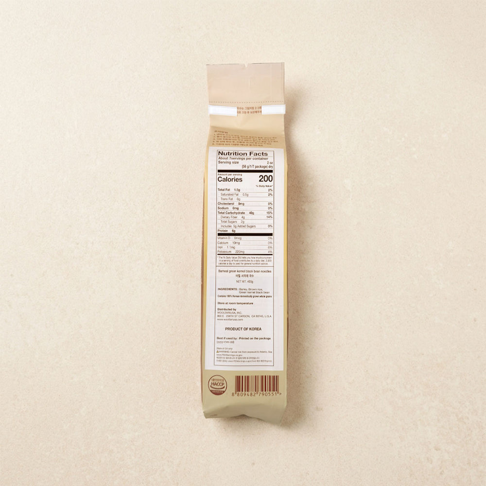 [바밀] 서리태 국수 400g
