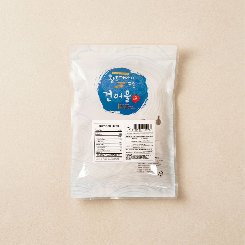 Haesal-i Yellow Clay Oven Roasted Seasoned Squid Strips 300g