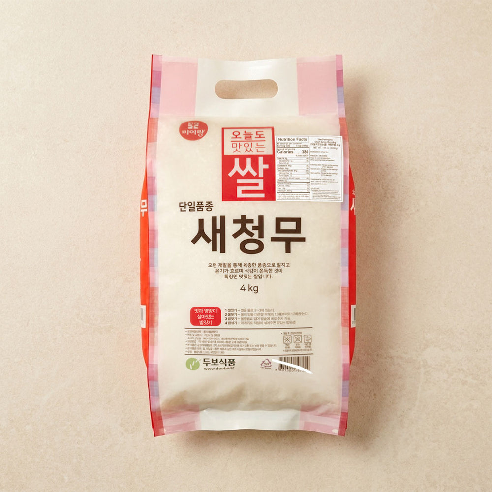 [미이랑] 오늘도 맛있는 쌀 새청무쌀 4kg x 3팩 (상)_ 무료배송 (묶음)