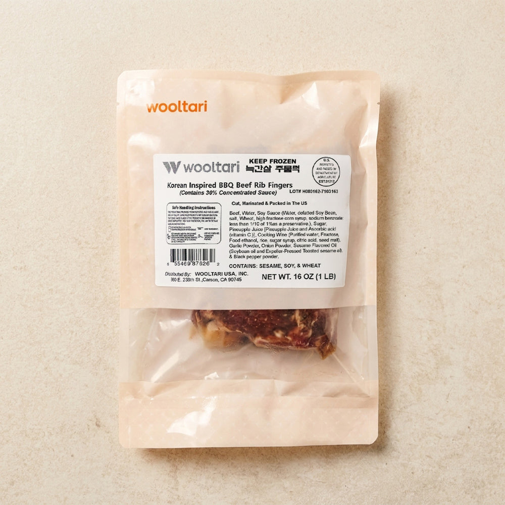 Korean Inspired BBQ Seasoned Beef Rib Fingers 1lb