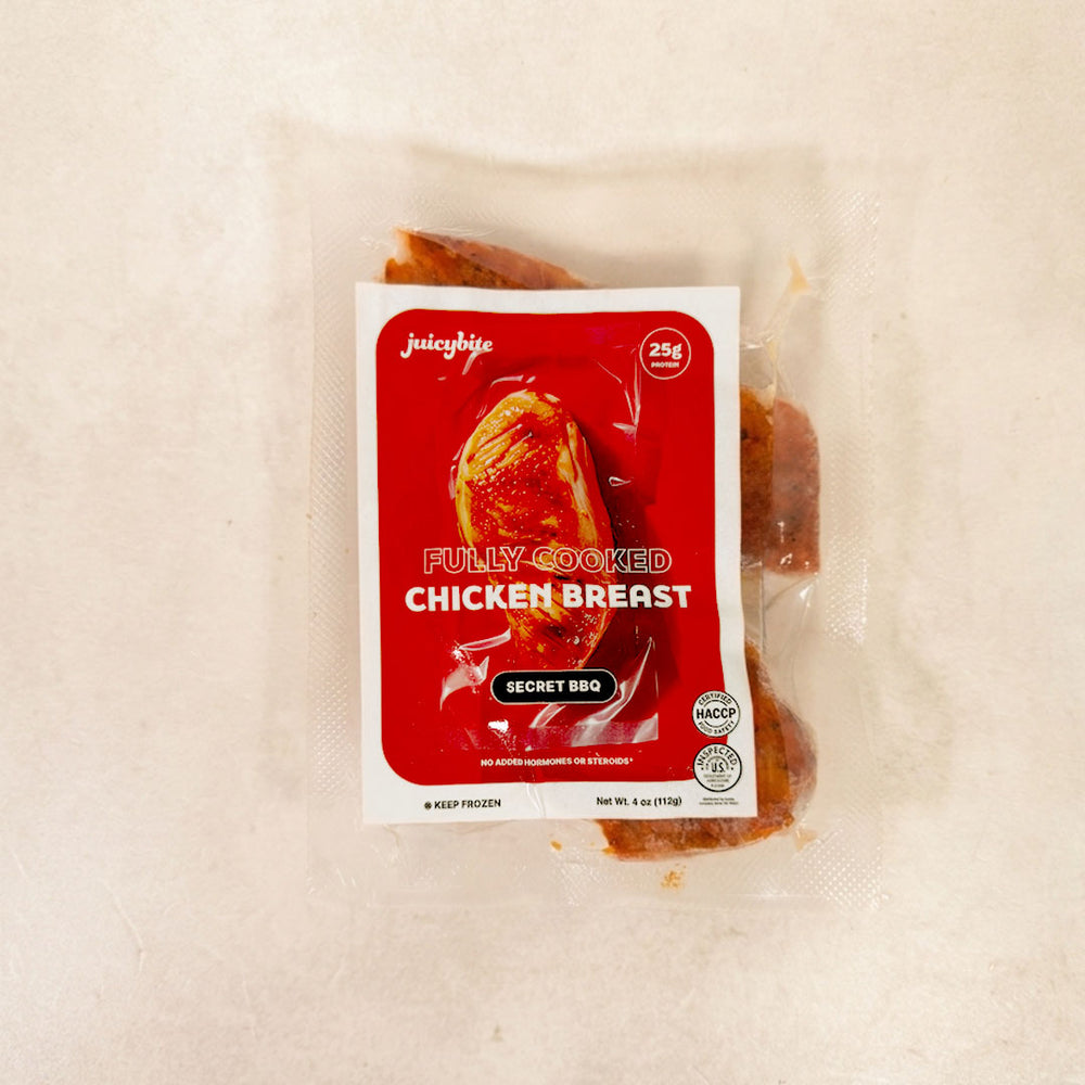 [Juicybite] Fully Cooked Chicken Breast Secret BBQ 4oz