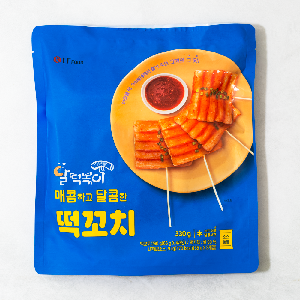 [2+2] LF푸드 달떡볶이 떡꼬치(매콤달콤) 330g (묶음)