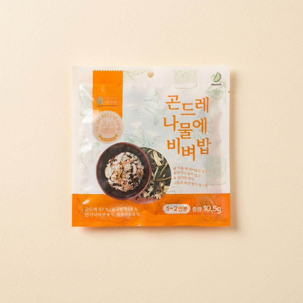 [담우] 열두달 곤드레 나물에 비벼밥 10.5g x 4팩 (묶음)