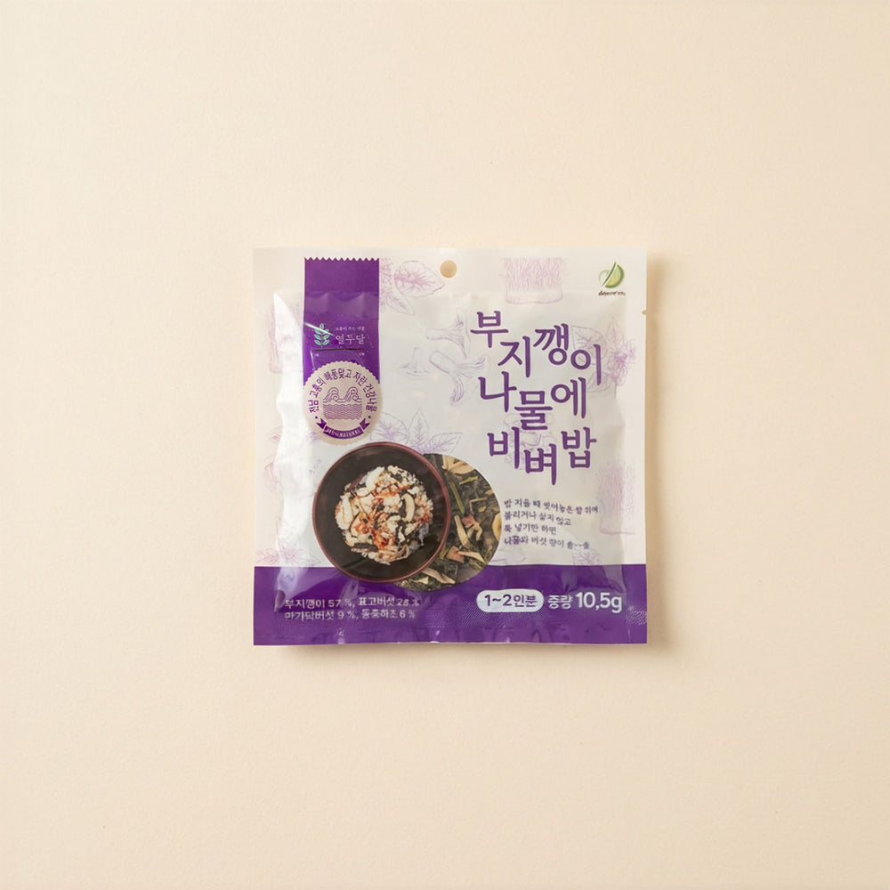 [담우] 열두달 부지깽이 나물에 비벼밥 10.5g