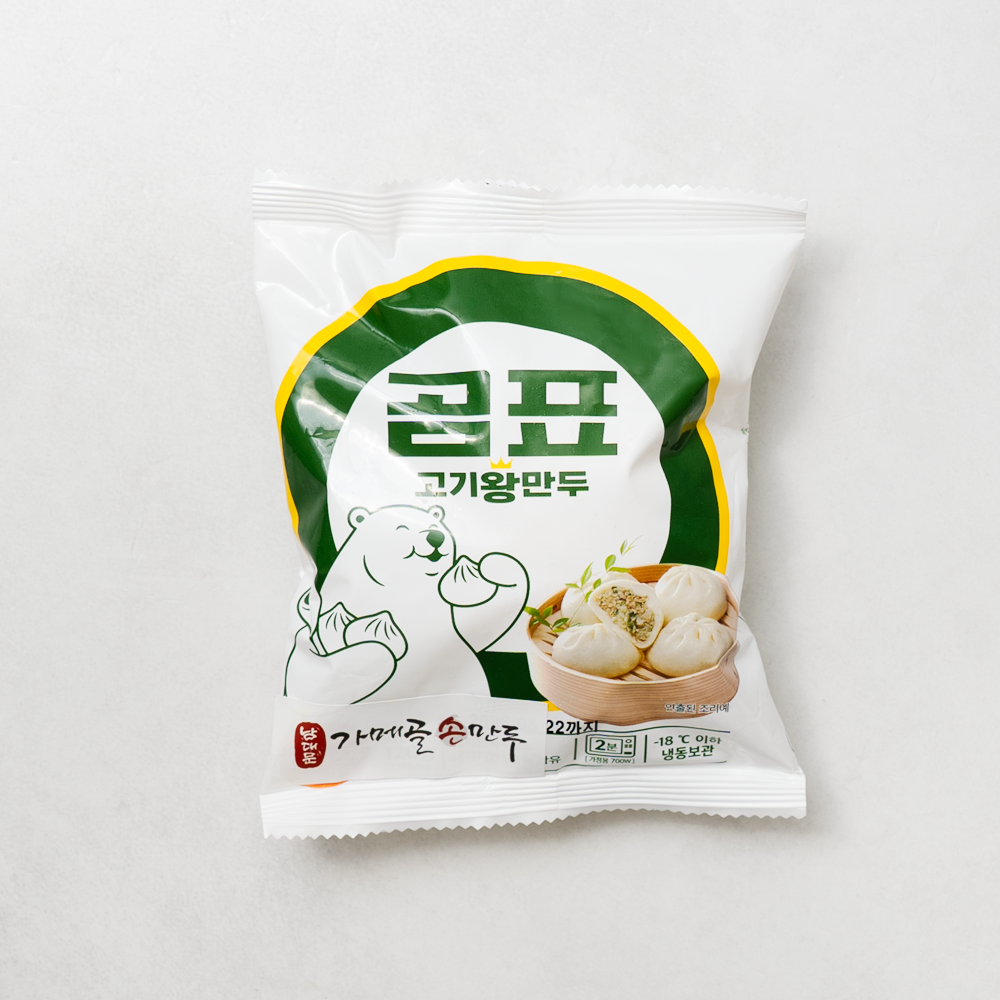 [가메골푸드] 곰표 왕만두(1개입) 120g