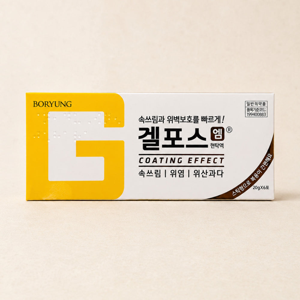 [보령] 겔포스 엠 120g (20g x 6개)