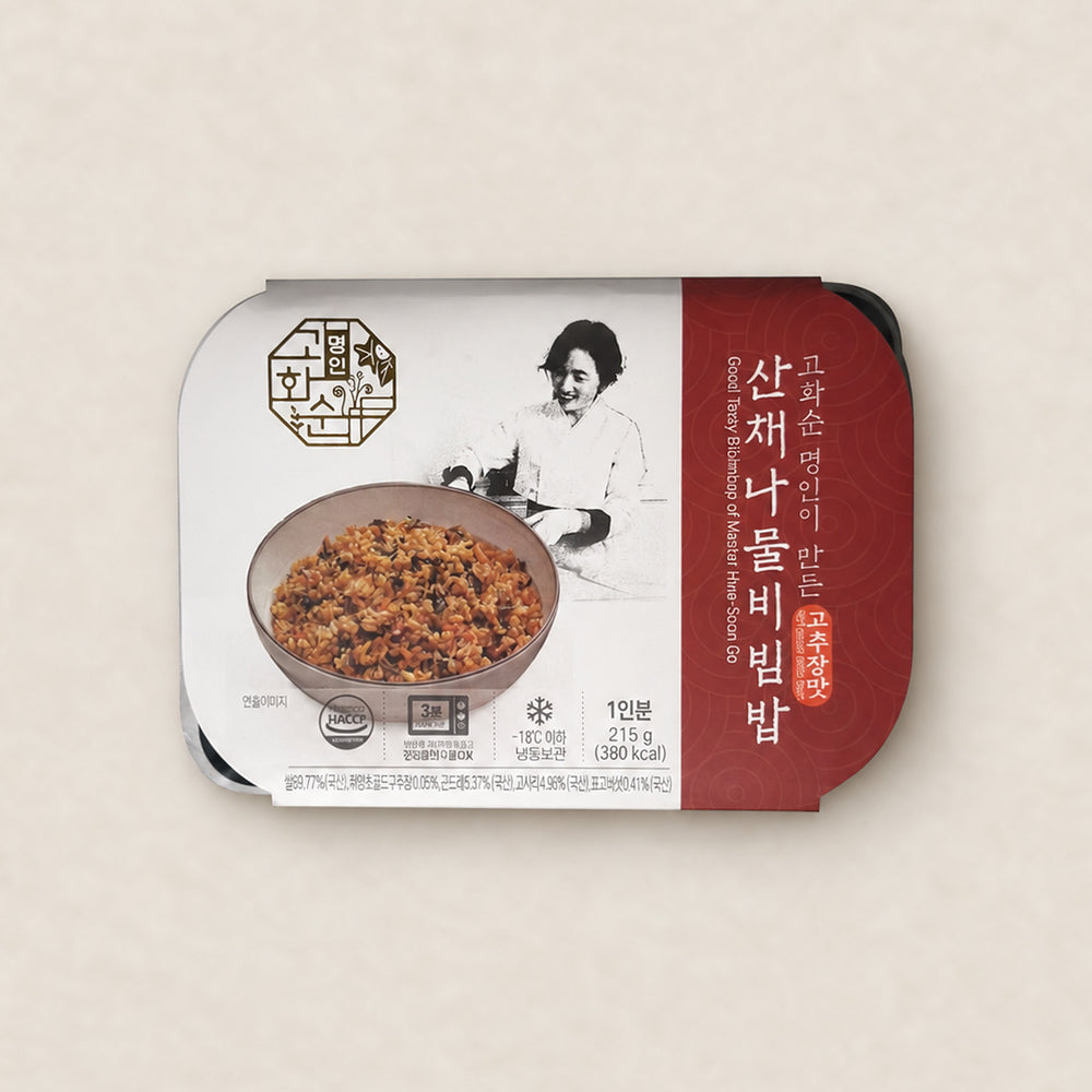 [하늘농가] 산채비빔밥(고추장맛) 215g x 2팩 (묶음)