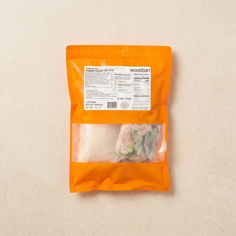 [Wooltari] Pork Bone Soup 2lbㅣ*Free* [Yesodam] Green Onion Kimchi 800g
