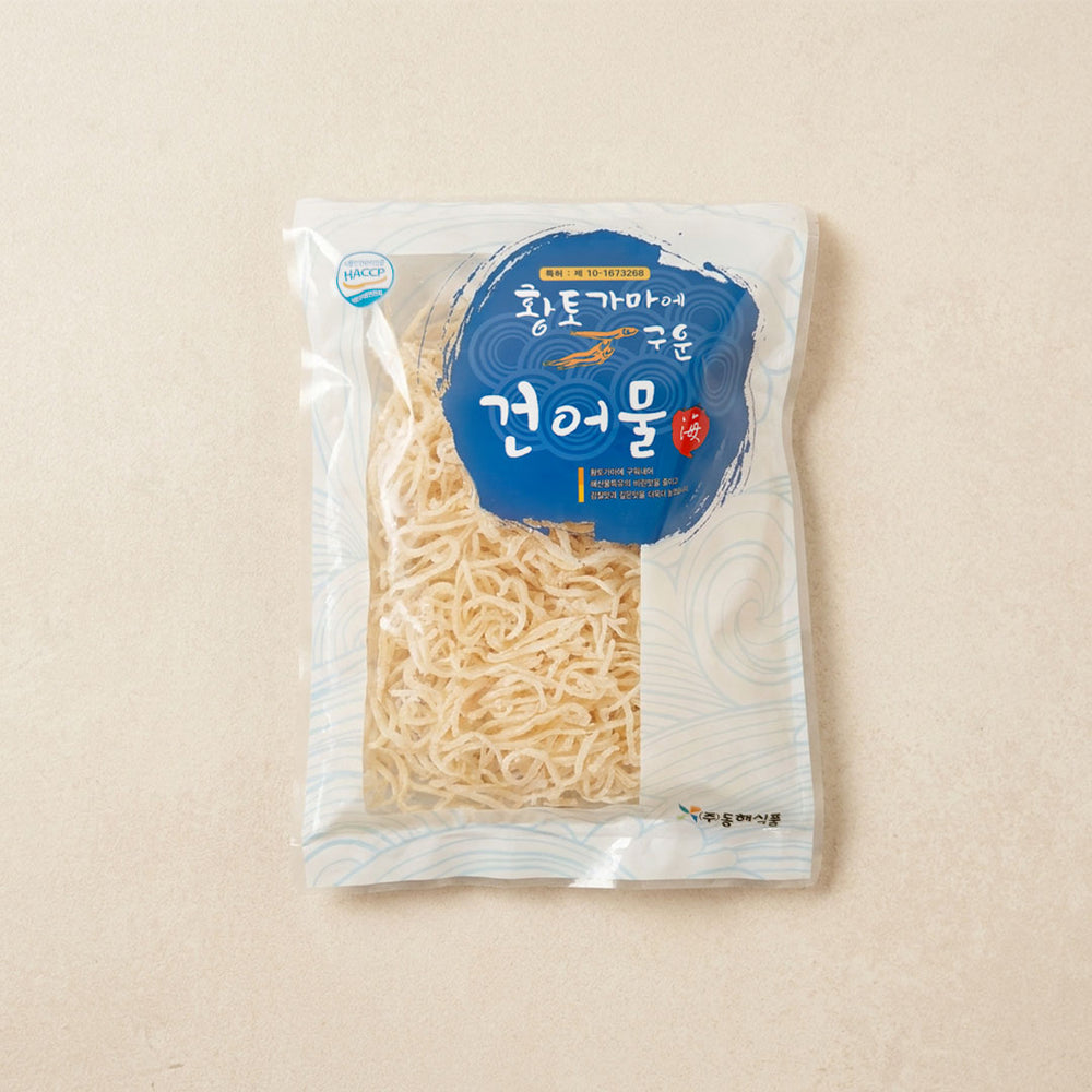Haesal-i Yellow Clay Oven Roasted Seasoned Squid Strips 300g