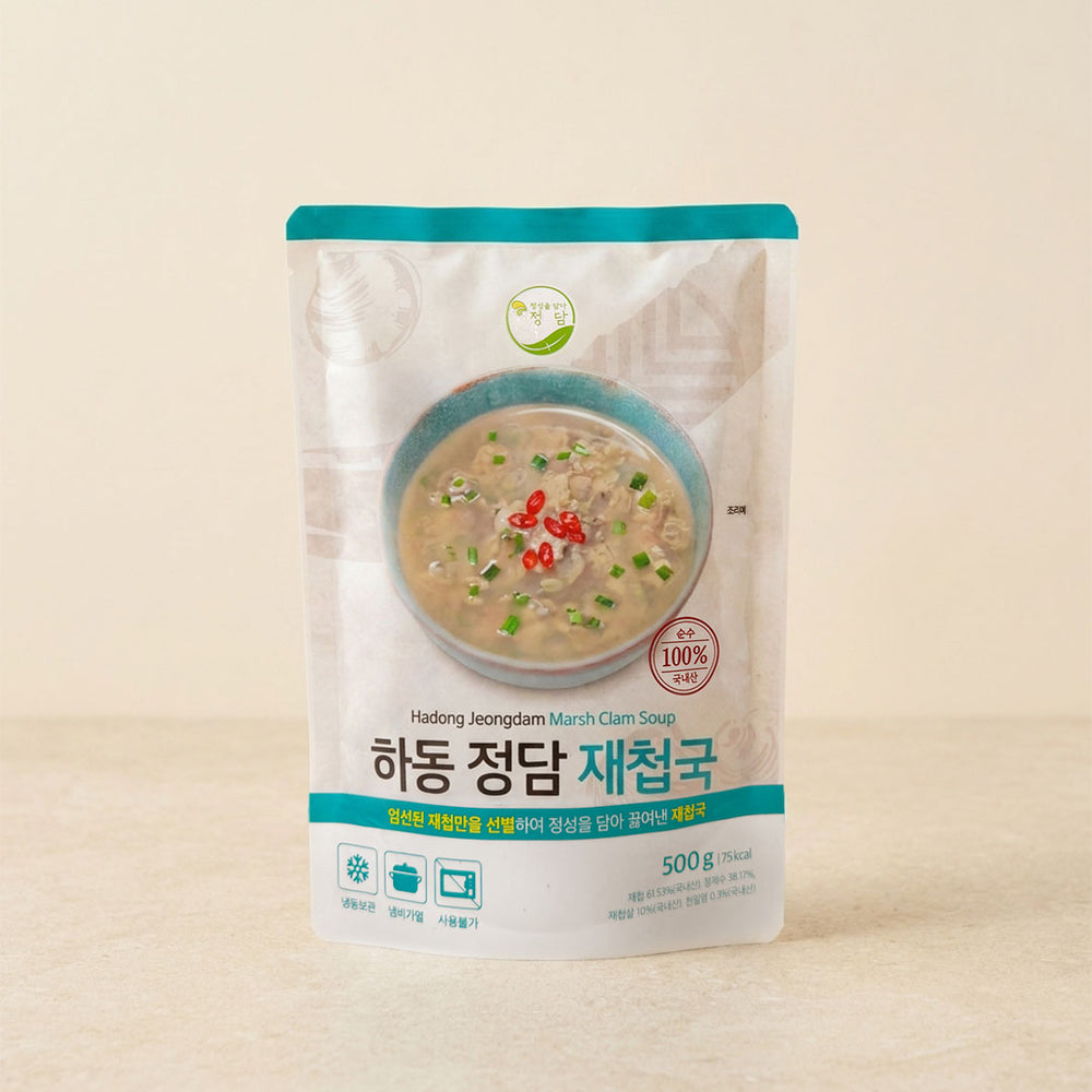 [정담] 하동 정담 재첩국 500g x 2팩 (묶음)