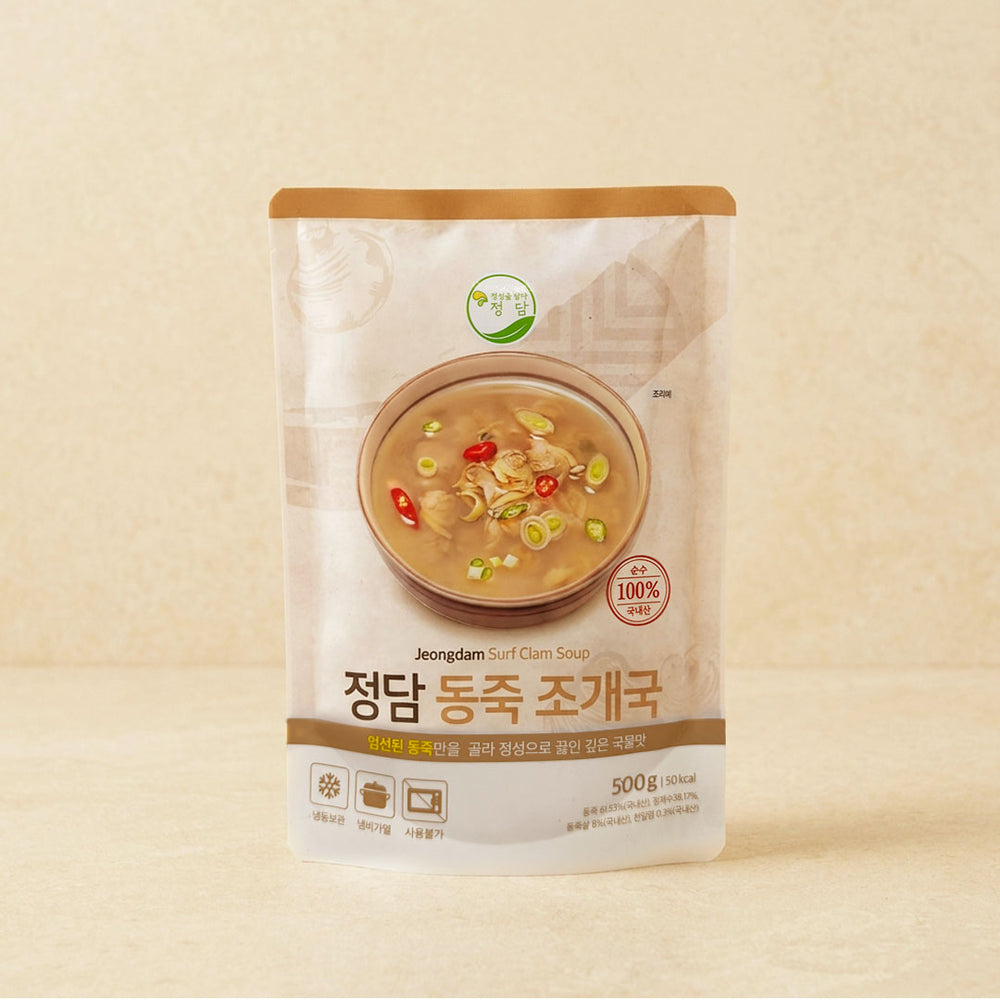 [정담] 동죽 조개국 500g
