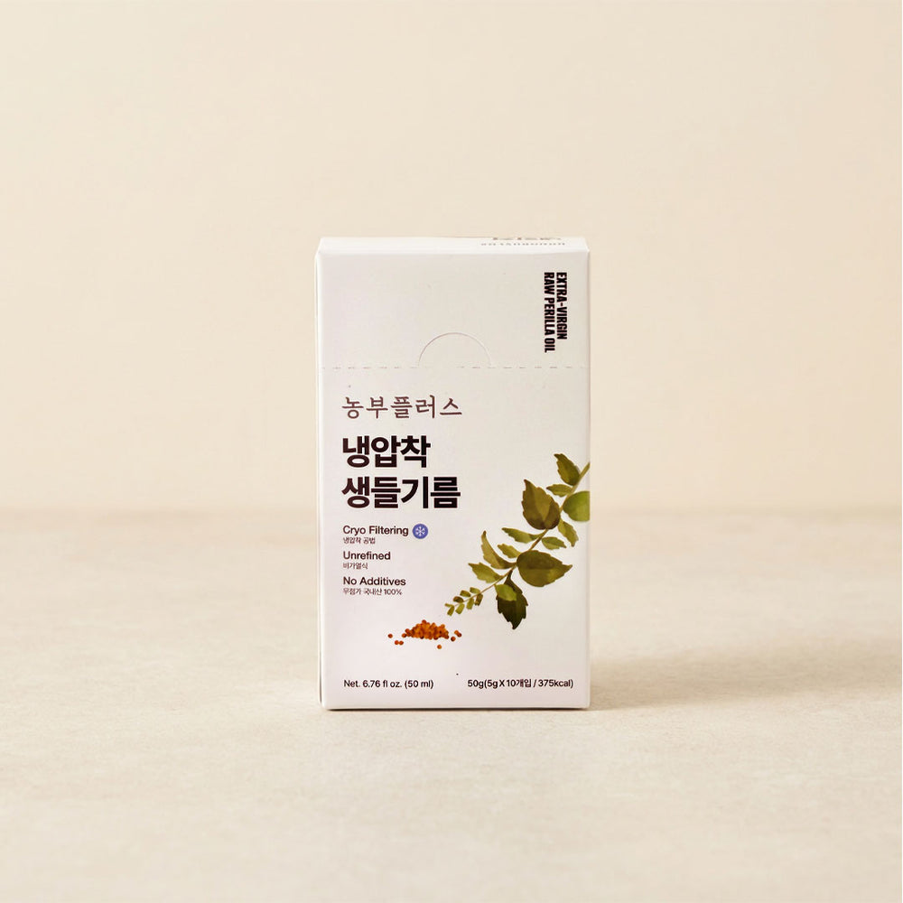 [3+1] [농부플러스] 냉압착 생들기름 스틱 50g (5gx10개) (묶음)