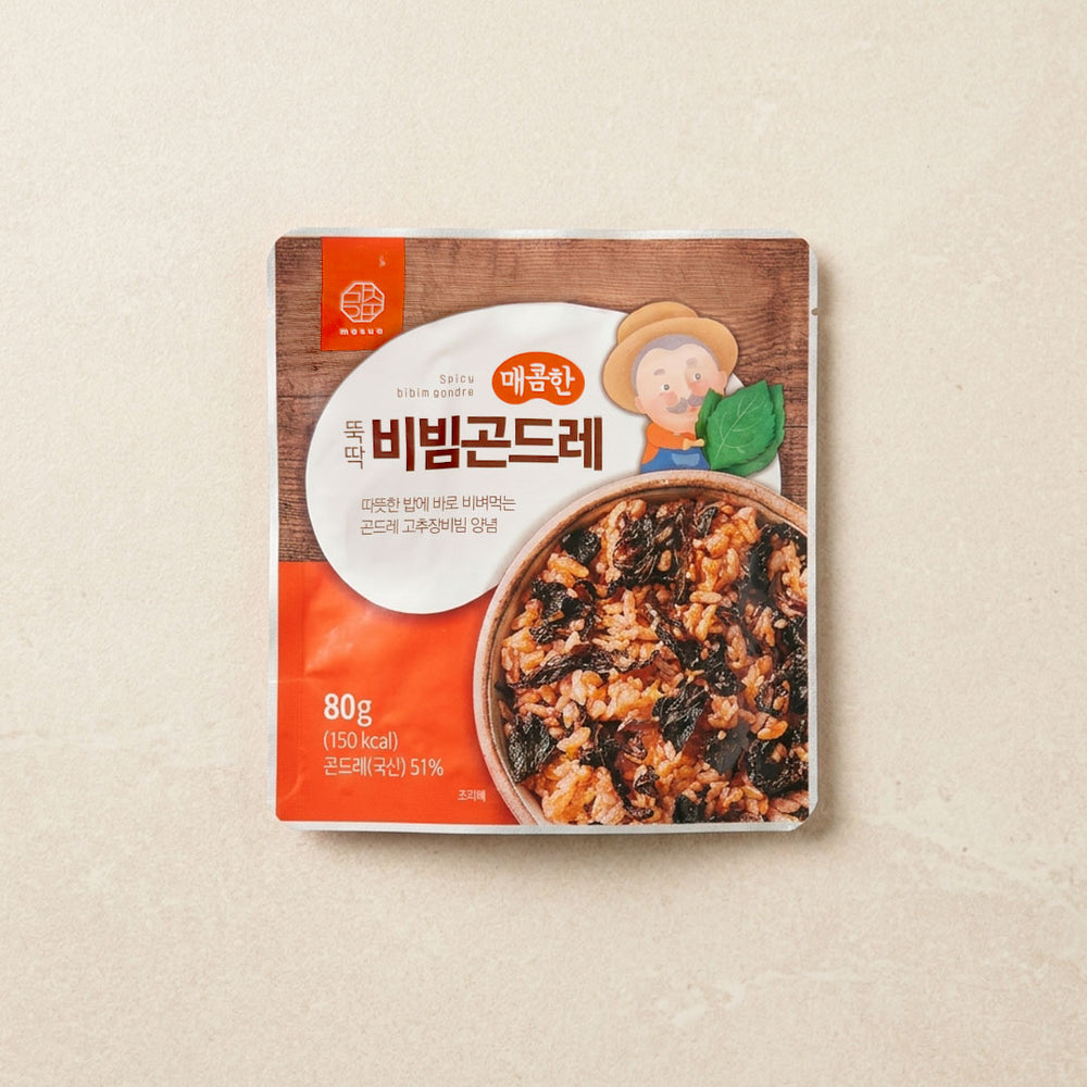 [양양의농부] 매콤한 뚝딱 비빔 곤드레 80g x 4팩 (묶음)