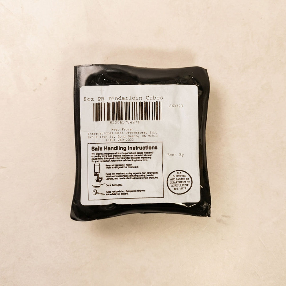 [울타리] 프라임 안심 큐브 (Tenderloin Cubes) 8oz x 2팩 (묶음)