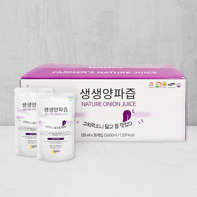 [자연나라] 무안 생생양파즙 120ml x 30포