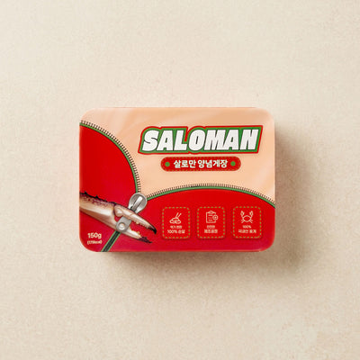 [삼대인천게장] 살로만 순살 양념게장 150g x 2팩 (묶음)