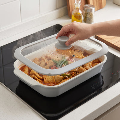[Vachen] Glass Lid (Rectangle) 690g 